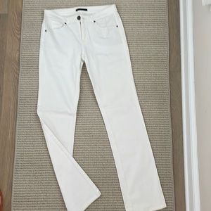 ELIE TAHARI cream color jeans